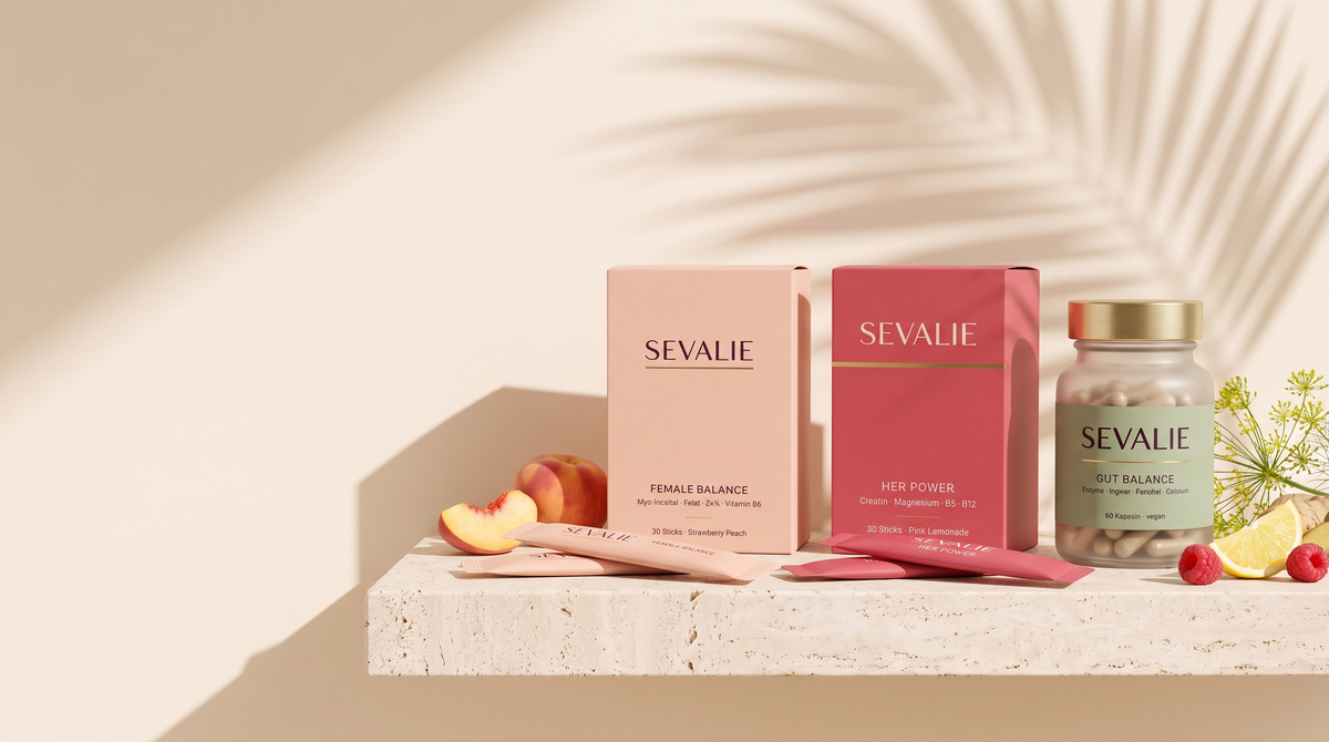 Alle drei Sevalie Produkte