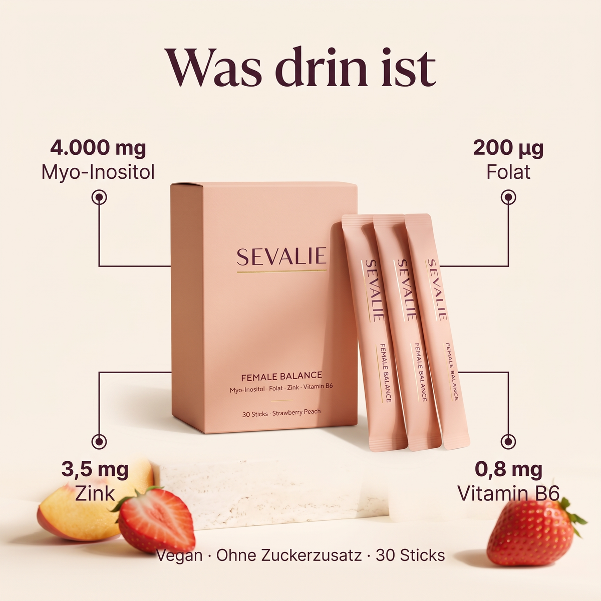 Was drin ist – Female Balance Inhaltsstoffe