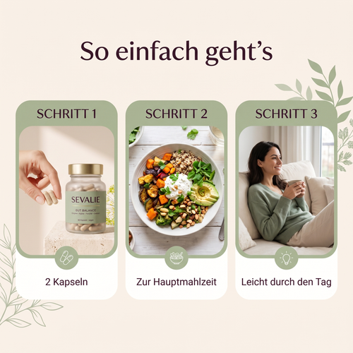 So einfach geht's – Gut Balance in 3 Schritten